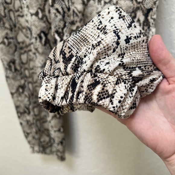 JOE B JOE BENDASSET Snake Print Jogger Pants Womens XL Elastic Waist Drawstring - Picture 3 of 6